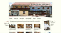 Desktop Screenshot of landgasthof-metzgerei-eichenseher.de